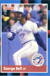 1988 Donruss Baseball Cards    656     George Bell SP